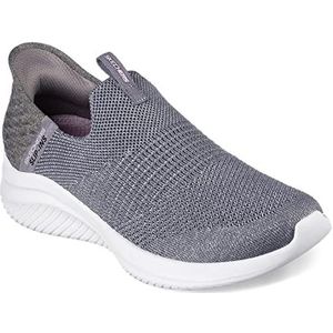 Skechers Vrouwen Handsfree Slip Ins Ultra Flex 3.0 Smooth Step Sneaker, Grijs, 35.5 EU breed
