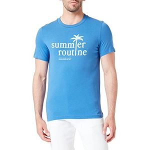 s.Oliver Heren T-shirt met korte mouwen, blauw 54d2, 3XL