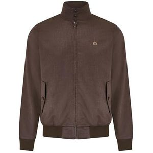 Harrington Tonic Bruine Wimpole jas, donkerbruin, S, Donker bruin, S