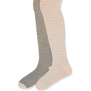 MINYMO Meisjespanty, meerkleurig (lichtgrijs melange 130), 92/98 cm