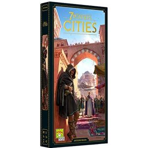 Asmodee - 7 wonder: Cities - uitbreiding bordspel, 3-7 spelers, 10 jaar, Italiaanse editie