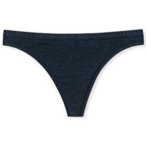 Schiesser Dames string ondergoed - Personal Fit, Nachtblauw_162923, XXL