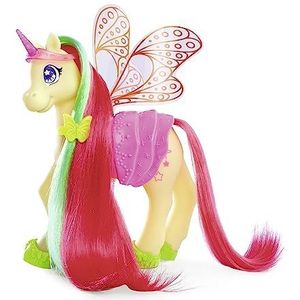 Simba 105940142 Sweet Fairies, Volwassen en Veulen Pony, met Clip on Rock, Vleugels, 5 Accessoires, 22 cm, Speelpaarden vanaf 3 jaar