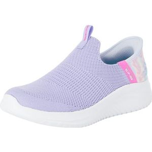 Skechers Girl's Slip-on, Lavender Mesh Multi Trim, 37 EU