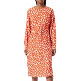 SEIDENSTICKER Jurk  beige / donkeroranje