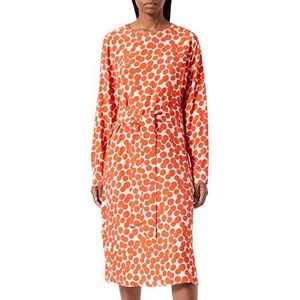 SEIDENSTICKER Jurk  beige / donkeroranje