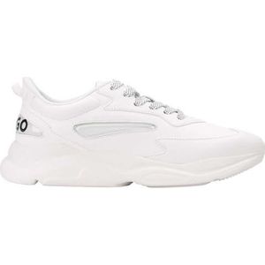 HUGO - Leon Runn - Sneakers - Wit - Gemengd Bovenwerk