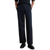 Wide leg culotte van katoenmix