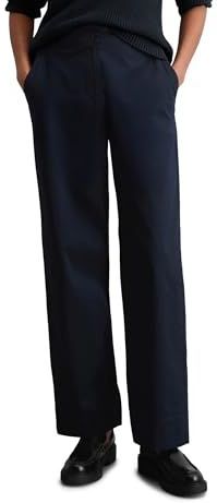 Wide leg culotte van katoenmix