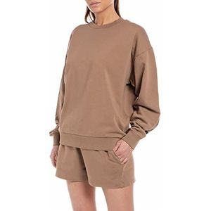 Replay Dames W3638G Sweatshirt, 842 MUD, S, 842 Mud, S