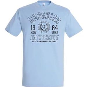 REDSKINS T shirts Polos Shirts Tanktops En Sweatshirts Sportkleding Thermisch Kleding Voor Kinderen Jongen Meisje Model Rs2224 Blauw Maat 12 Jaar