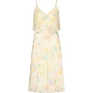 APART Fashion korte plisséjurk, vanille-multicolor, 34