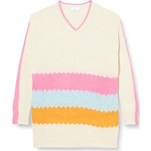aleva Gebreide damestrui 15426478-AL04, wolwit roze oranje, XS/S, wolwit, roze, oranje, XS/S