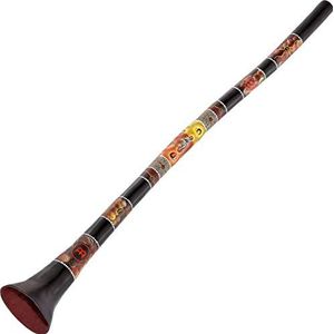 Meinl Percussion PROFDDG1-BK Didgeridoo Fiberglas, 145 cm (57 inch) lengte, zwart