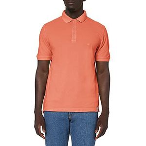 camel active Heren Camel Active H-polos 1/2 mouw Poloshirt, Oranje (Orange Los 42), S