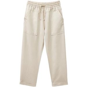 United Colors of Benetton Broek voor meisjes en meisjes, Beige 152, 122