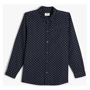 T-shirt - Blauw Marine - 100% Katoen - Kinderen