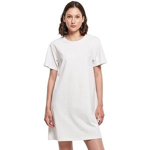 Build Your Brand Damesjurk Dames Tee Dress White M, wit, M