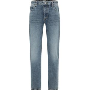 MUSTANG Heren Jeans Broek Style Michigan Straight, blauw, 38W / 34L