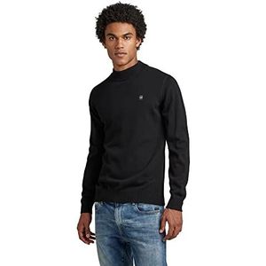G-STAR RAW Classic Sport Mock Knit Knits, dk Black, 0 voor heren, Dk zwart, XL