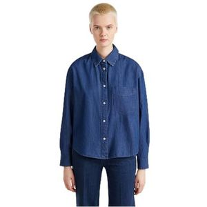 United Colors of Benetton Overhem, Blauw, XS