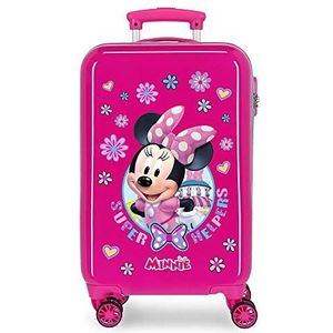 Disney, Roze, 55 cm, koffer