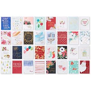 American Greetings Kerst en vakantie kaart bundel, Kathy Davis Designs (32-Count)