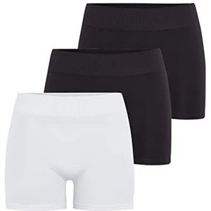 PIECES Pclondon Mini Shorts Noos Panties voor dames, zwart, 40