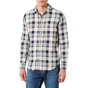 Wrangler - Indigo - Overhemd - Regular Fit - Lange Mouwen - 100% Katoen