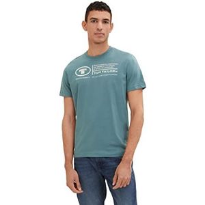 TOM TAILOR T-shirt heren 1035611,30105 - Deep Bluish Green,XXL