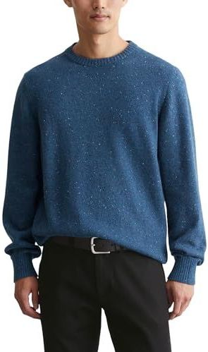 Marc O'Polo - M30506660174 - Herentrui - 883 - Regular Fit - Geribbelde Ronde Hals