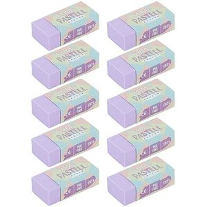 KUM AZ5091016-L - Gum, pastel paars, 10 stuks, PVC vrije gum