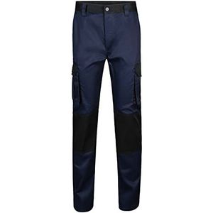 Velilla 103020B 61/0 - AZUL NAVY/NEGRO 34 tweekleurige broek, maat 34, marineblauw