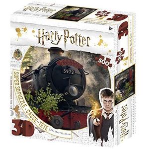 Harry Potter Zweinstein Express 3D Legpuzzel 500 Stuk Veelkleurig