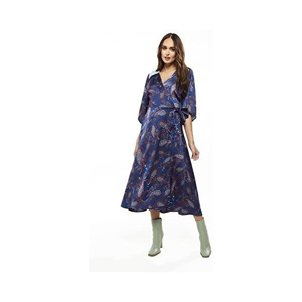 Mode Jurken Maxi-jurken Mothwurf Maxi-jurk blauw gestippeld casual uitstraling 