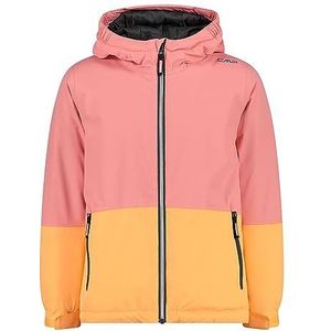 CMP - Gewatteerde kinderjas met vaste capuchon, perzik, 104