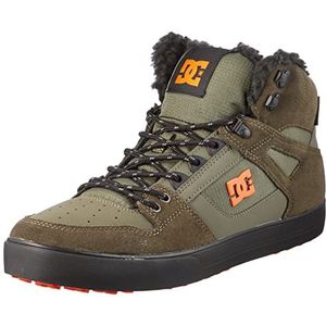 DC Shoes Pure Sneakers voor heren, Dusty Olijf Oranje, 38 EU