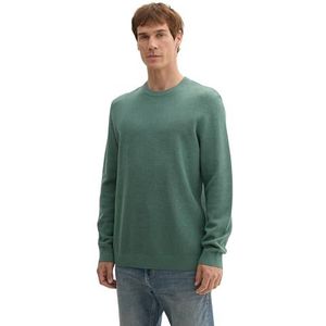 TOM TAILOR heren trui, 32619 - Green Dust Melange, S