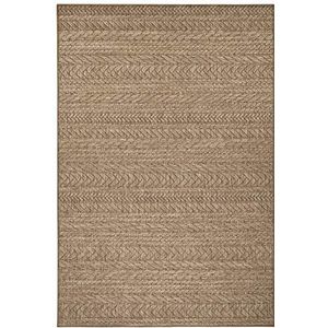 NORTHRUGS Indoor en outdoor tapijt Granado beige bruin, 160x230 cm