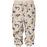 NAME IT - NMMVIMO NREG AOP SWE PANT BRU - Sweatstof Broek - Jongens