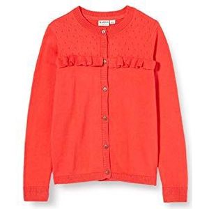 Garcia Kids Gebreid meisjesvest, rood, 92/98 cm