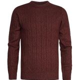 Petrol Industries Knitwear Basic pullover voor heren, Baksteen, XXL