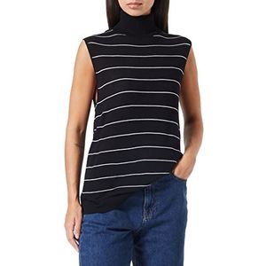 United Colors of Benetton Damestrui, zwarte strepen wit 905, XS