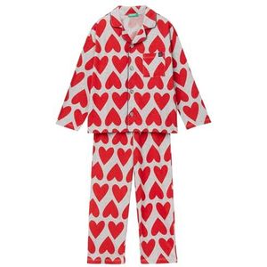 United Colors of Benetton Pig(Giacca+Pant) 3MR70P072 Pyjamaset, meerkleurig, 150 voor kinderen, Meerkleurig, 150