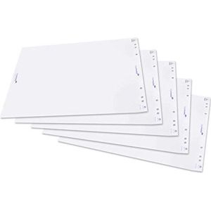 Legamaster 7-156000 flipchartpapier blanco 5 Blöcke blanco/wit.