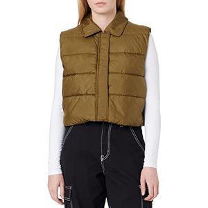 JACK & JONES Dames Jxellinor Recycle Padded Vest Sn Vest, dark olive, XS