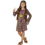Hippie Girl Costume, with Dress (M)