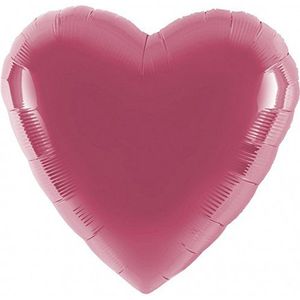 Suki Gifts S9017526 hart folieballon heliumballon, roze