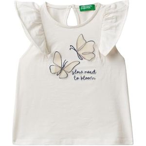 United Colors of Benetton Onderhemd voor meisjes en meisjes, Wit, 18 mesi