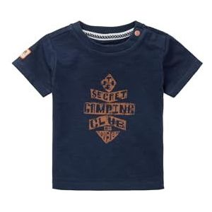 Noppies Huaibei T-shirt met korte mouwen voor baby's, jongens en jongens, Naval Academy - P886, 56 cm
